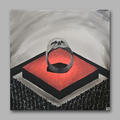 The Ring - 40x40cm - Tempera